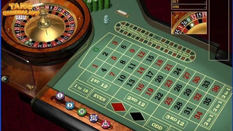 Các hình thức cược khi chơi Roulette 68game bài